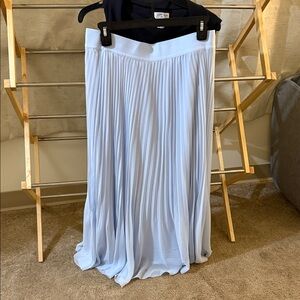 Aritzia Light Blue Maxi Skirt